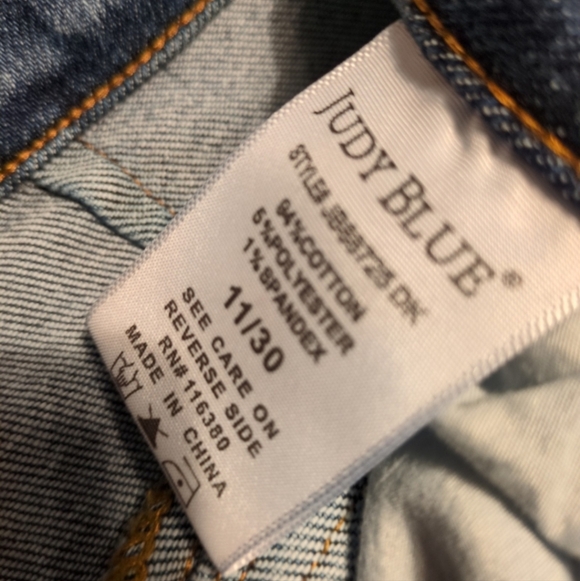 Judy Blue Cargo Straight Jeans Size 11/30 - Picture 5 of 5